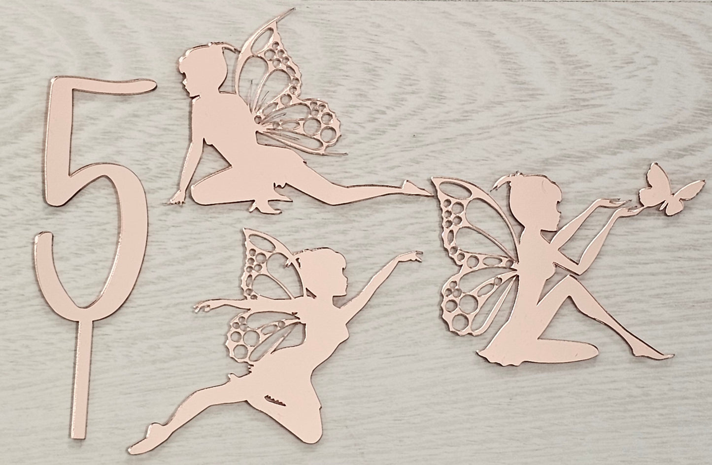 Fairy cake charm set