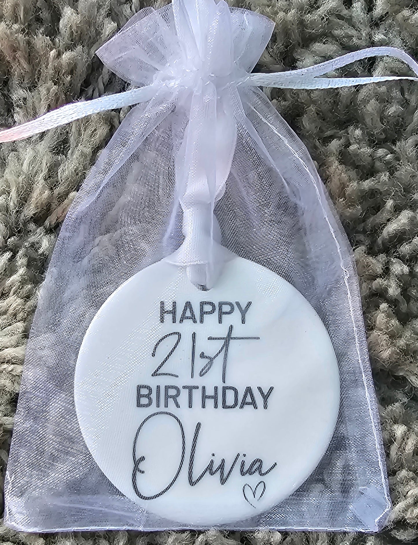Ceramic Birthday Gift Tags