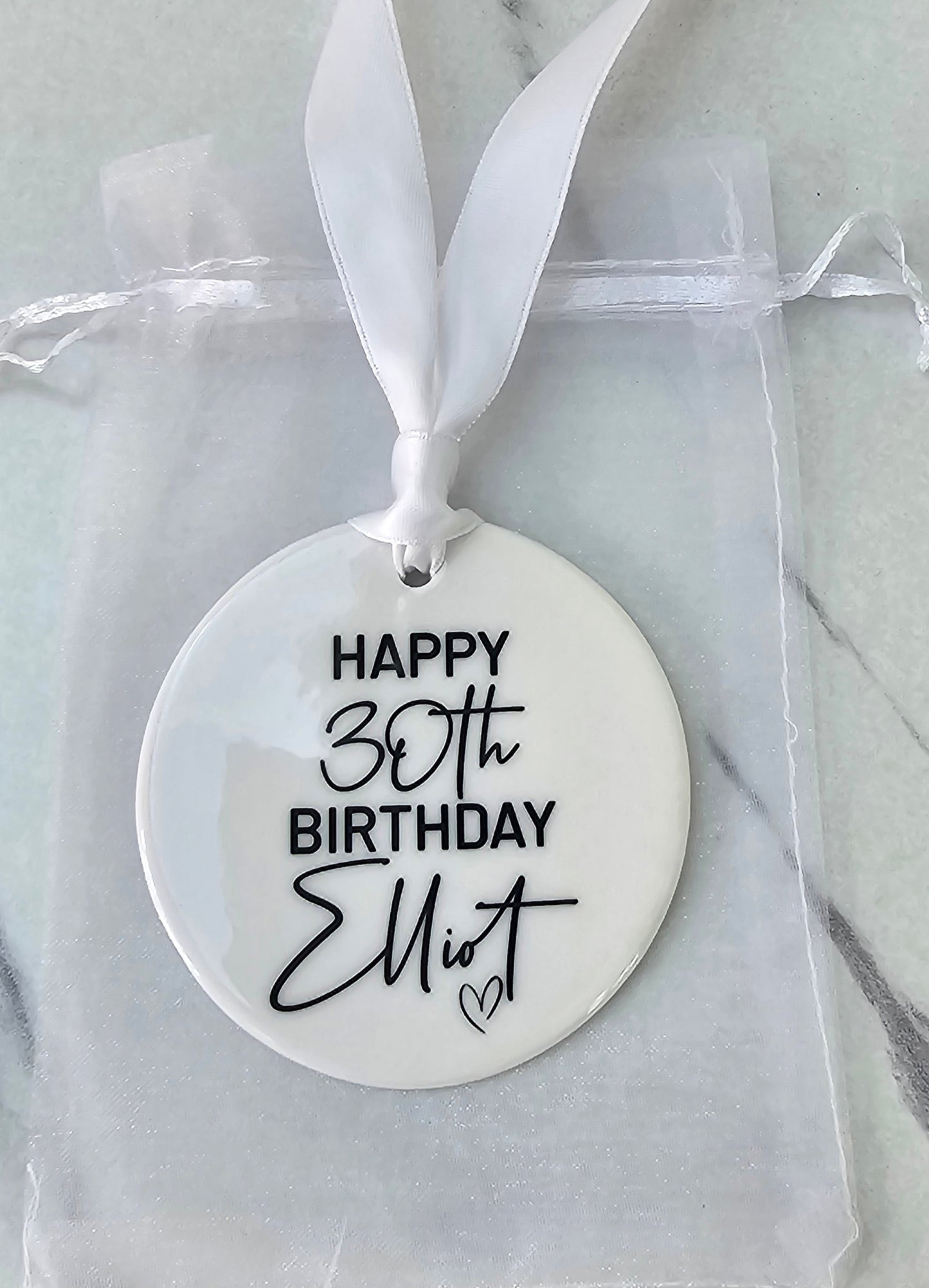 Ceramic Birthday Gift Tags