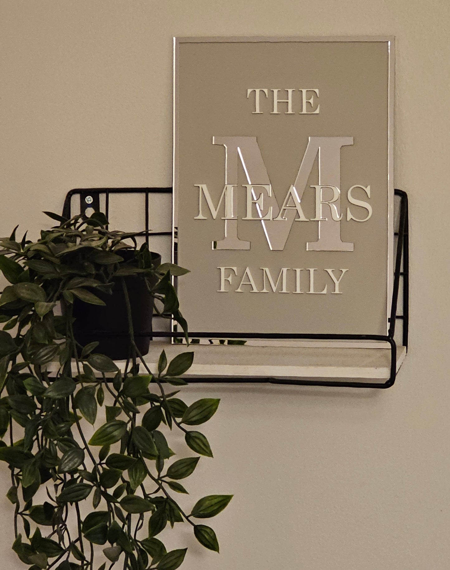 Family Name Plaque