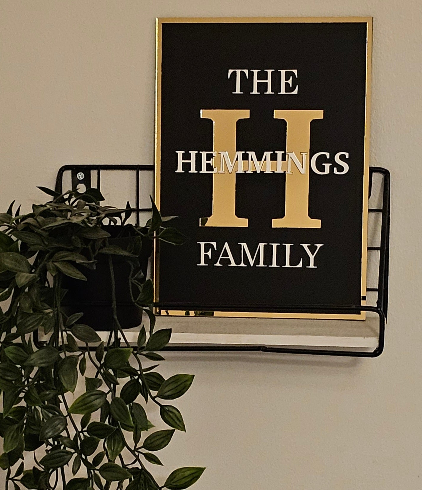 Family Name Plaque