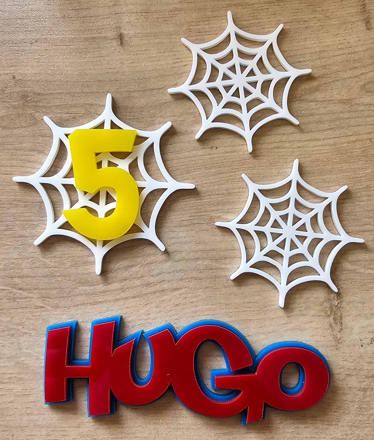 Spiderman Themed Cake Charms