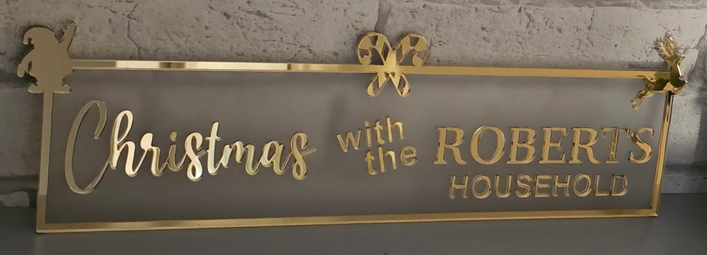 Christmas with the....sign
