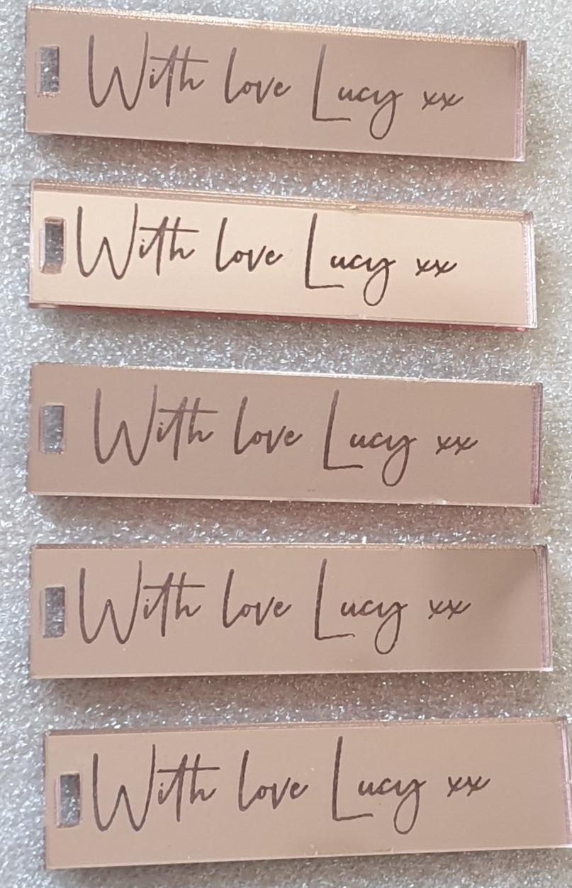 Acrylic Gift Tags