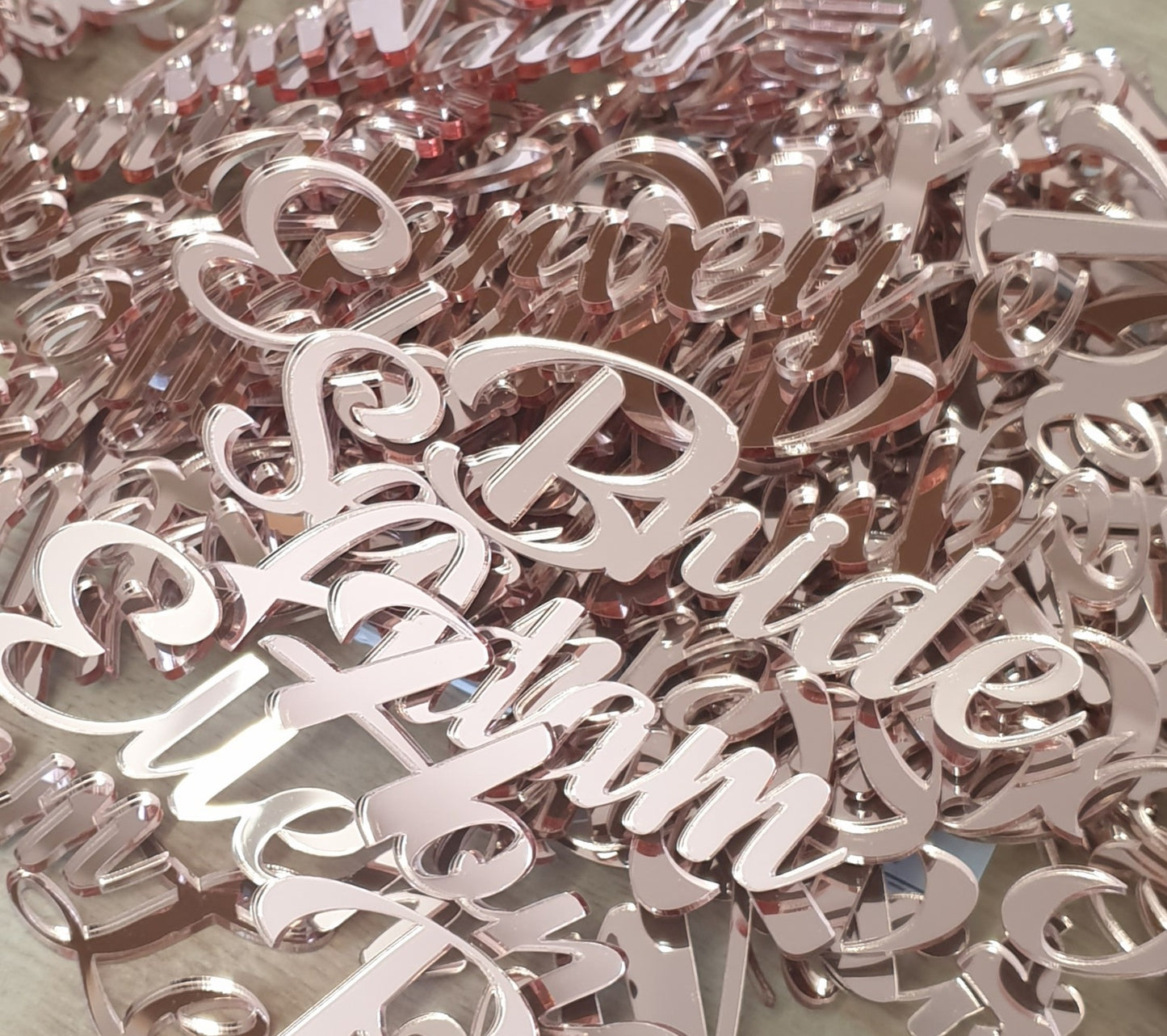 Acrylic Name Places - Font Style 1