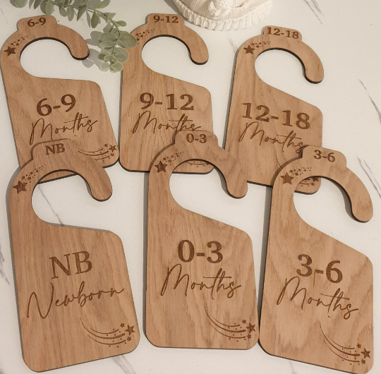 Wooden Nursery Wardrobe Divider