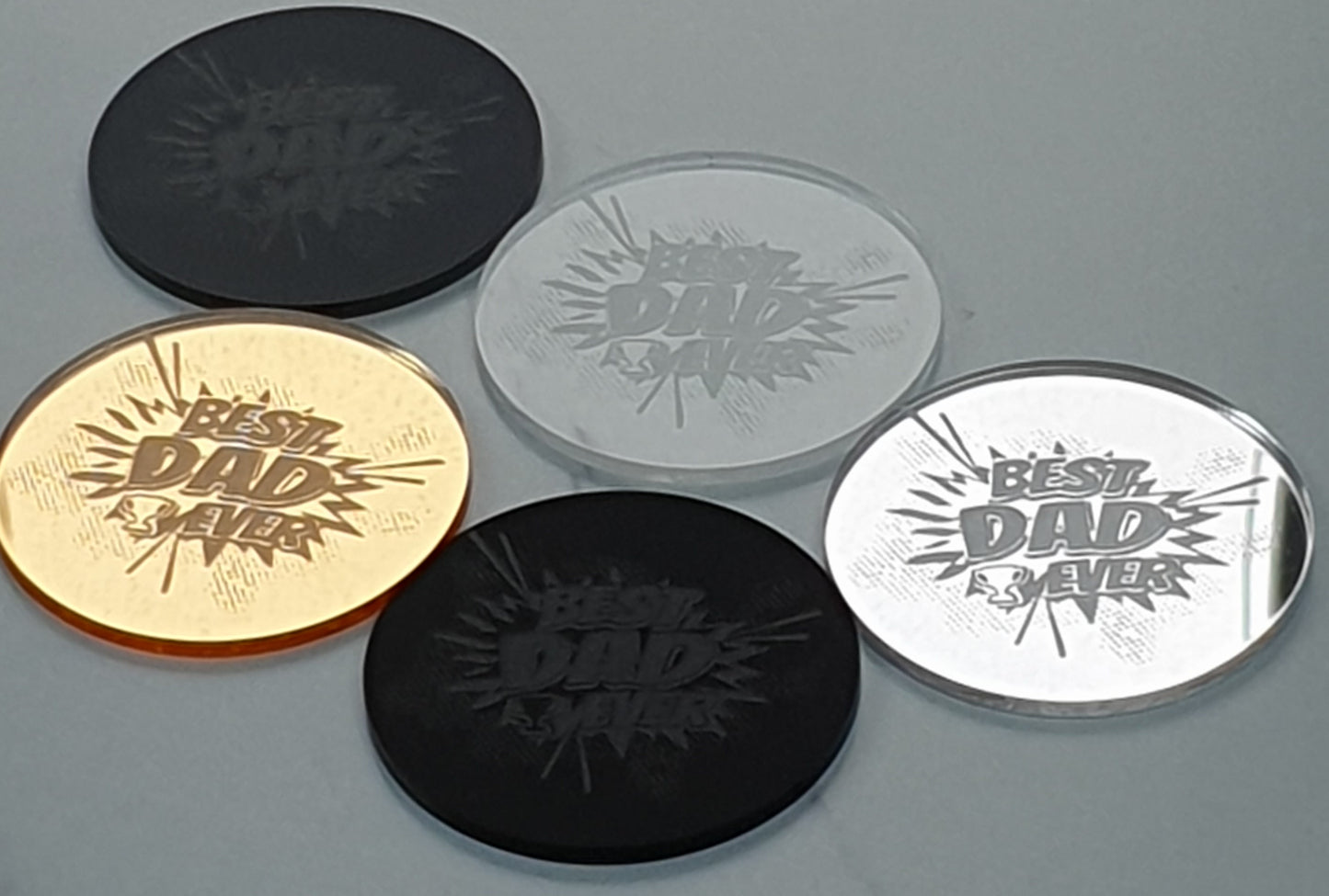Best Dad Ever Charms