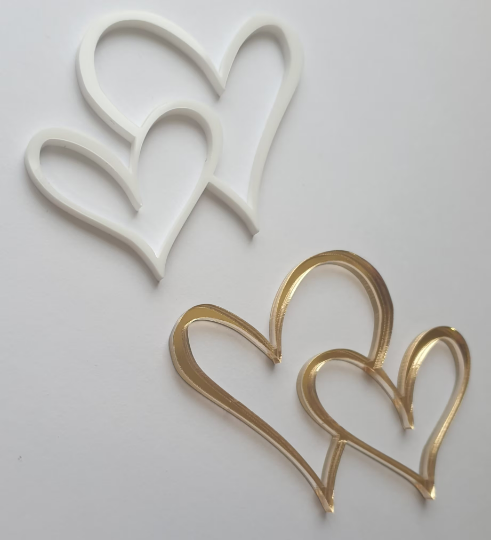 Double Heart Charm