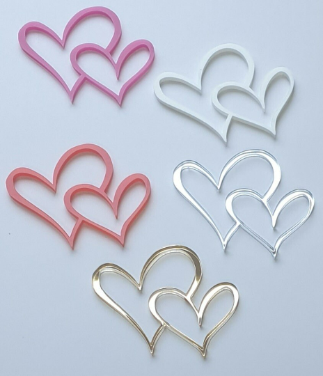 Double Heart Charm