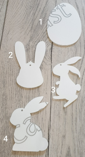 Easter Bunny Blanks