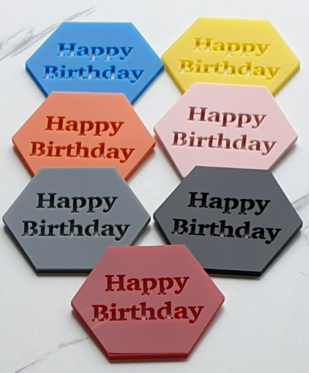Happy Birthday Cake Charm