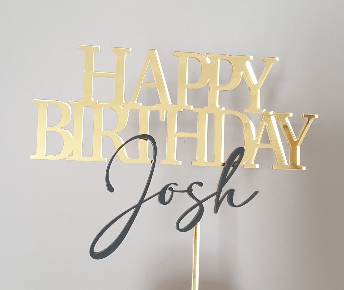 Happy Birthday Cake Topper