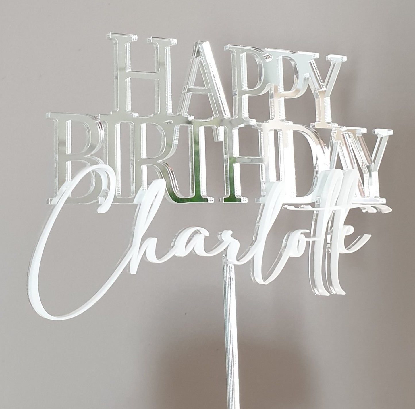 Happy Birthday Cake Topper