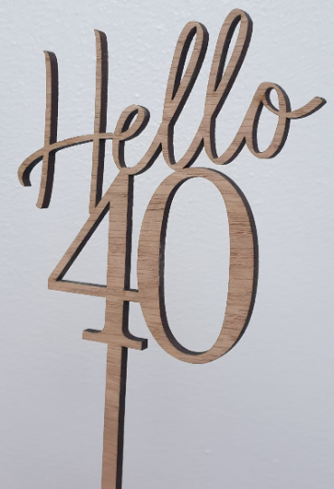 Milestone Cake Topper