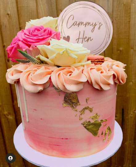 Personalised Round Cake Paddle