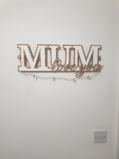 3D Mum Photo Frame/Sign
