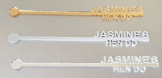 Personalised Drink Swizzle