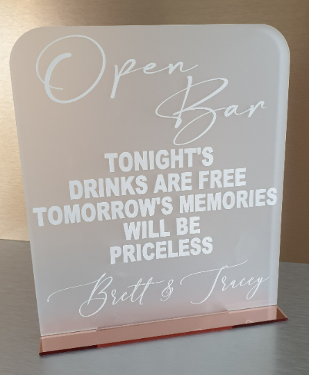 Open Bar Sign