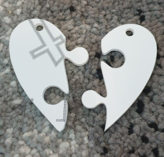 Acrylic Keyring Blanks