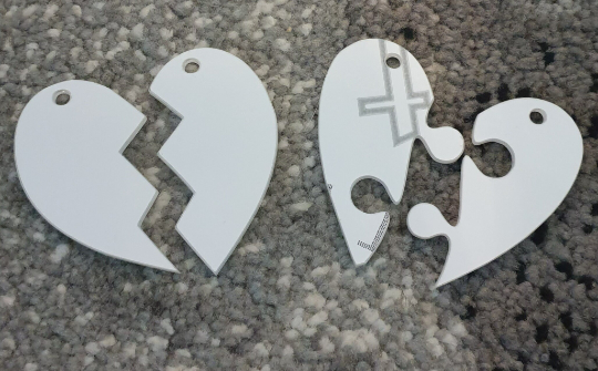 Acrylic Keyring Blanks