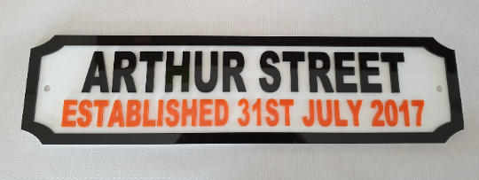 Personalised Street Signs
