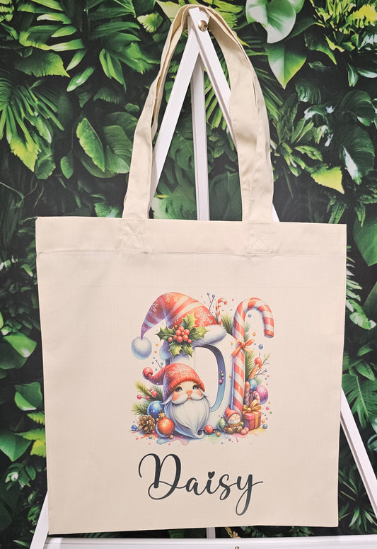 Personalised Christmas Tote Bag
