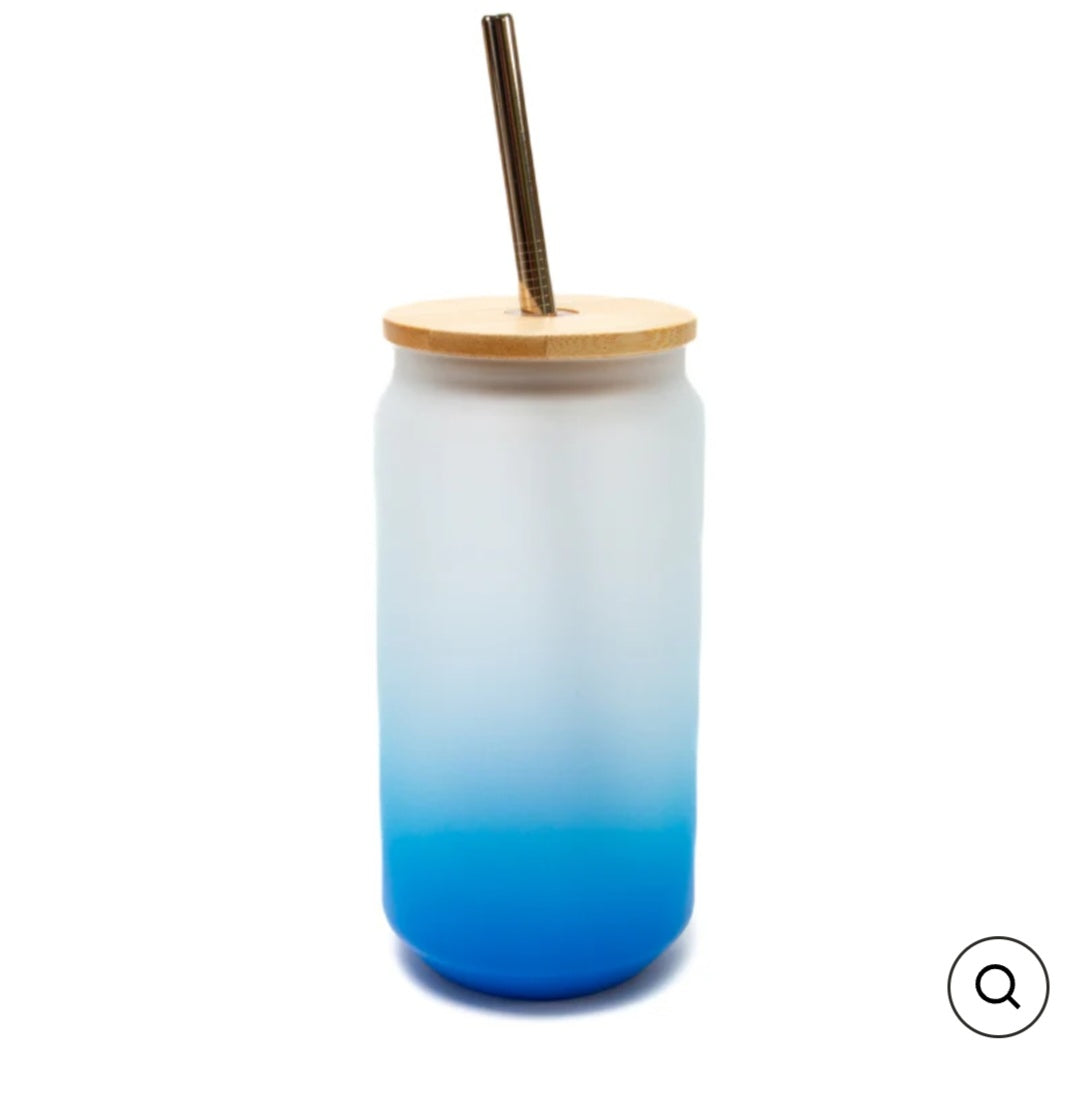 Personalised Frosted Glass Tumbler