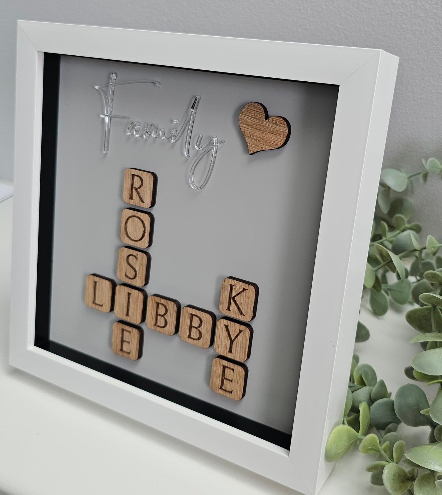 Family Name Box Frame