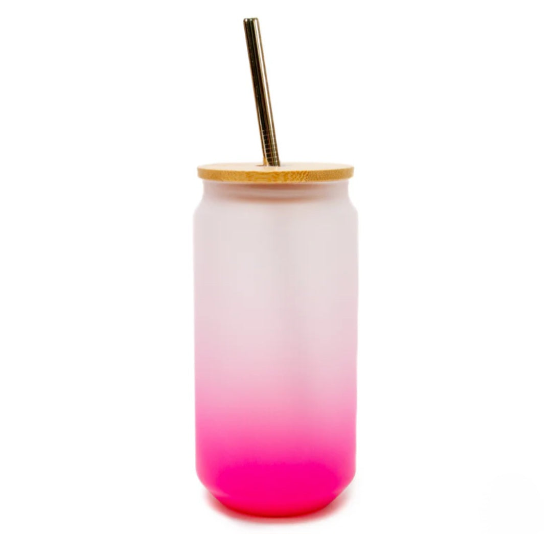 Personalised Frosted Glass Tumbler