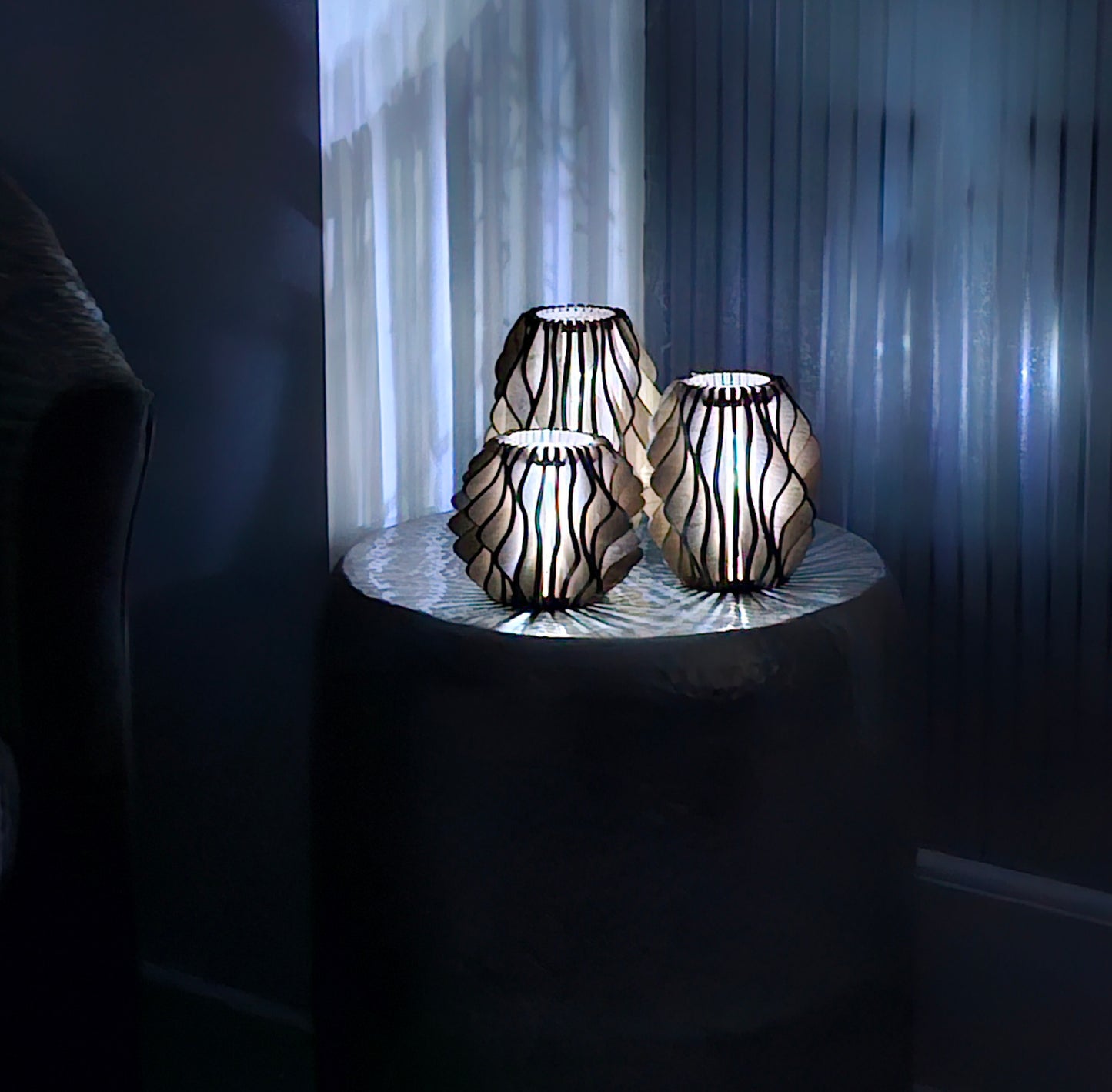 Modern Oak Veneer Decorative Ornaments
