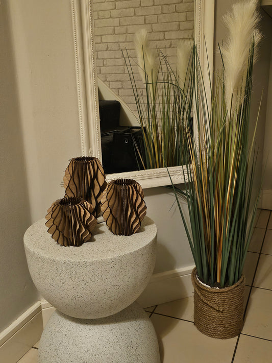 Modern Oak Veneer Decorative Ornaments