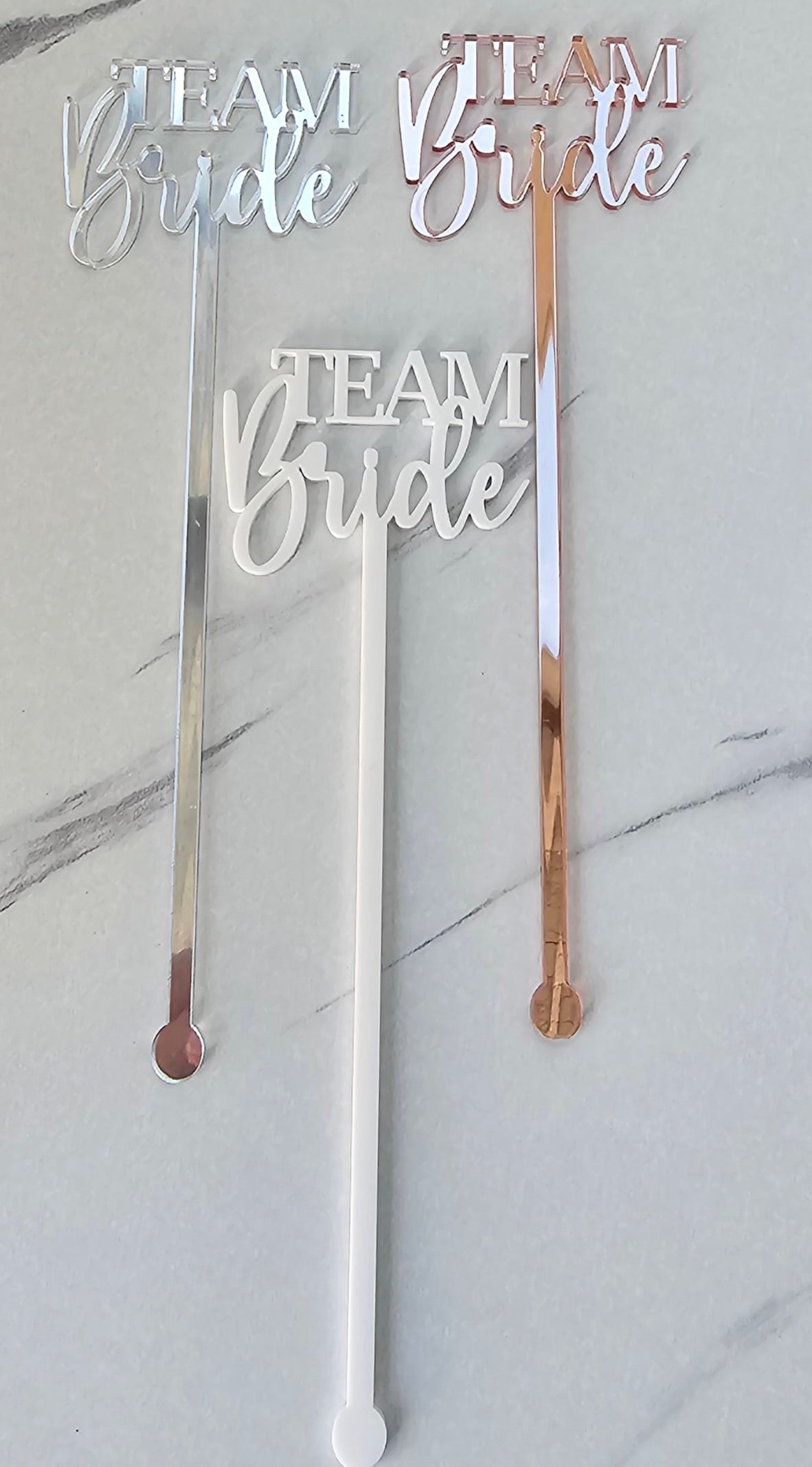 Team Bride/Team Groom Drink Stirrers