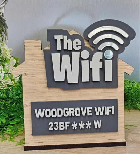 Personalised WIFI sign
