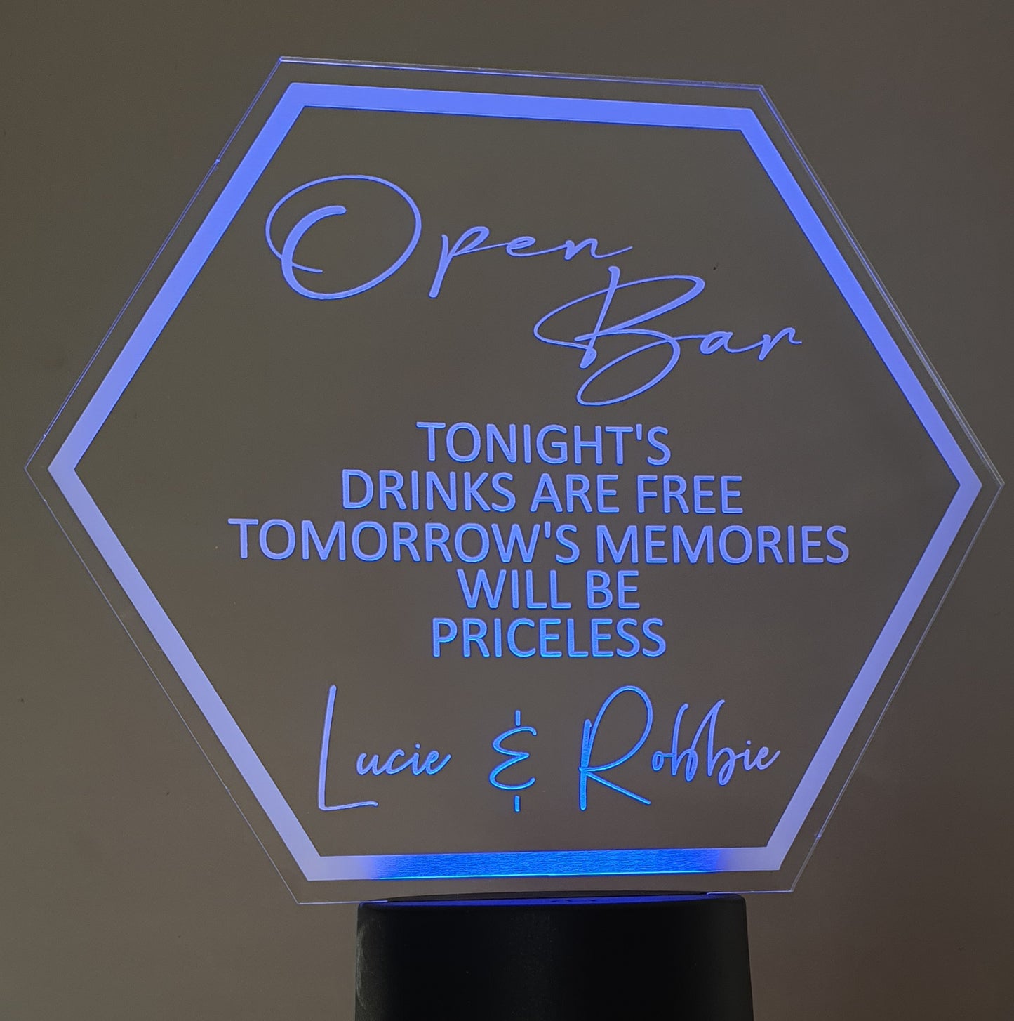 Open Bar LED Sign