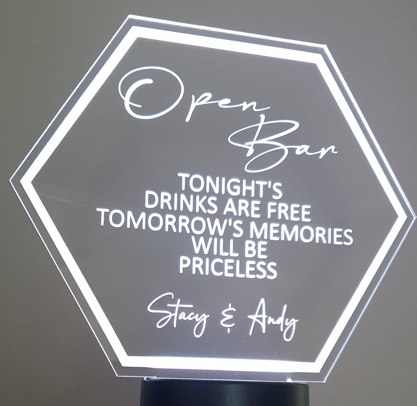 Open Bar LED Sign