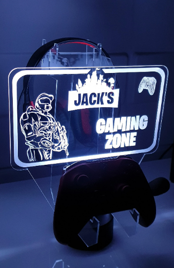Personalised Gaming LED Sign