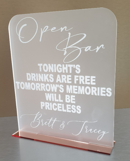 Open Bar Sign